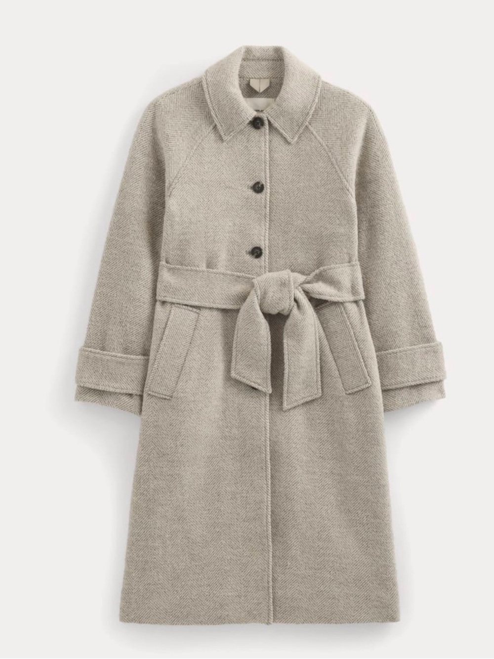 Everlane Italian Belted Overcoat